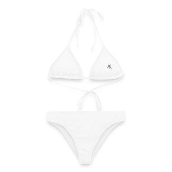 Tanzliebe Tanzen Herz Tanz Liebe Farben anpassbar - Frauen Bikini - Weiß - Vorne - AI Model Female 172 dark (172cm)