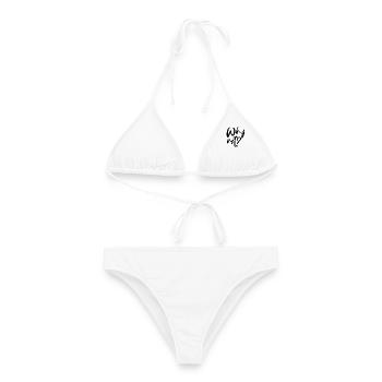 Why Not? - Women's Bikini - white - Front - AI Model Female 172 dark (172cm)