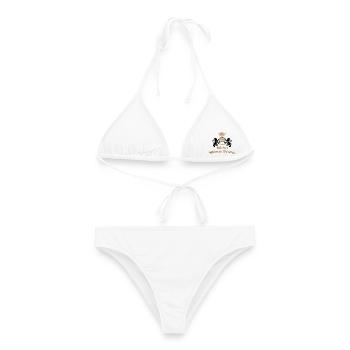Bäcker Meisterbetrieb Zunftzeichen Zunf - Frauen Bikini - Weiß - Vorne - AI Model Female 172 dark (172cm)