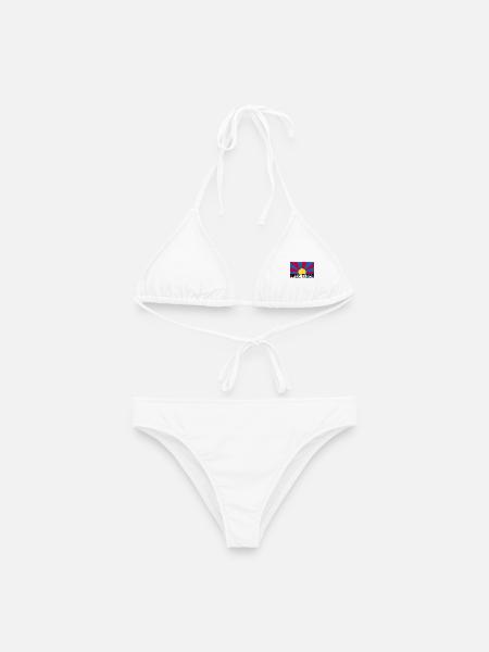free tibet - Frauen Bikini - Weiß