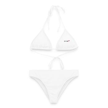 fait avec amour - Bikini femme - blanc - Devant - AI Model Female 172 dark (172cm)