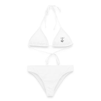 Musical Notes Music Musicians Clefs Sheet Music - Women's Bikini - white - Front - AI Model Female 172 dark (172cm)