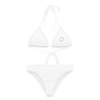 Herz Symbol Kreis Liebe Geschenk - Frauen Bikini - Weiß - Vorne - AI Model Female 172 dark (172cm)