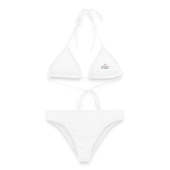 Krankenschwester - Frauen Bikini - Weiß - Vorne - AI Model Female 172 dark (172cm)