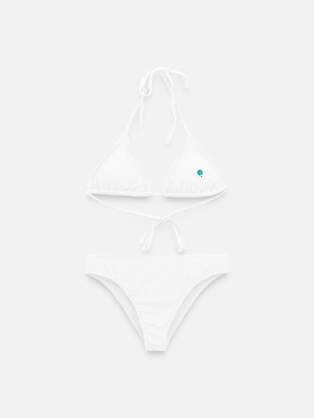 Save Me - Planet Erde - Frauen Bikini - Weiß