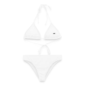 UNBGRNZT by Unbegrenzt Apparel - Frauen Bikini - Weiß - Vorne - AI Model Female 172 dark (172cm)
