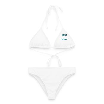 MEISTER. VIELEN DANK. DANKE, MEISTER. MEISTER. MEISTER-GESCHENK - Frauen Bikini - Weiß - Vorne - AI Model Female 172 dark (172cm)