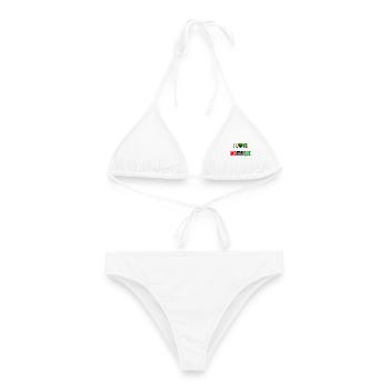 ILM M.972 (Weiß) - Frauen Bikini - Weiß - Vorne - AI Model Female 172 dark (172cm)