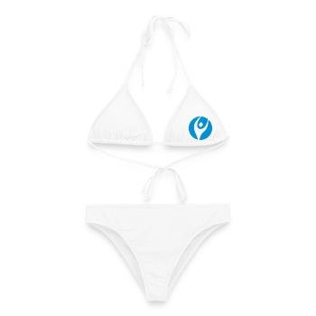 Physio 4 Logo - Frauen Bikini - Weiß - Vorne - AI Model Female 172 dark (172cm)