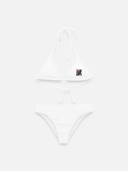 Trust Your Own Ideas Streetwear Design - Frauen Bikini - Weiß