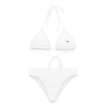 Türkischer Bräutigam, DAMAT 2027 - Frauen Bikini - Weiß - Vorne - AI Model Female 172 dark (172cm)