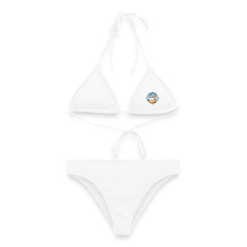 Klempner Spaniel Hund Rasse Cartoon Kawaii Clipart - Frauen Bikini - Weiß - Vorne - AI Model Female 172 dark (172cm)