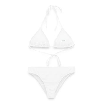 Non, Merci. - Frauen Bikini - Weiß - Vorne - AI Model Female 172 dark (172cm)