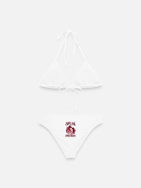 Speak For The Speechless - Frauen Bikini - Weiß