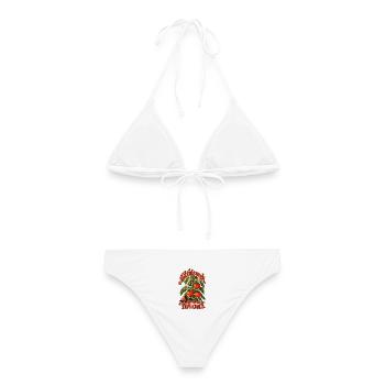 All This Work For Three Tomatoes - Frauen Bikini - Weiß - Hinten - AI Model Female 172 dark (172cm)