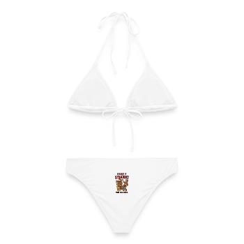 Ich habe es direkt aus diesem Winkel gebaut - Frauen Bikini - Weiß - Hinten - AI Model Female 172 dark (172cm)