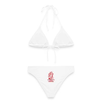 Ich habe ein gutes Herz. Irgendwo - Frauen Bikini - Weiß - Hinten - AI Model Female 172 dark (172cm)