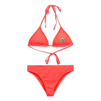 Ägyptische Mau-Katzenrasse Cartoon-Sonnenbrille Strand - Frauen Bikini - Korallenrot - Vorne - AI Model Female 172 dark (172cm)