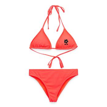 Spiral Tribe - Frauen Bikini - Korallenrot - Vorne - AI Model Female 172 dark (172cm)