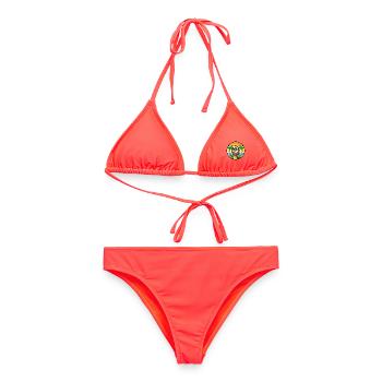Papagei Lustige Cartoon Sommer Strand Sonnenbrille Cool - Frauen Bikini - Korallenrot - Vorne - AI Model Female 172 dark (172cm)