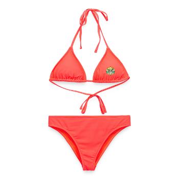 Seal Lustige Cartoon Sommer Strand Sonnenbrille - Frauen Bikini - Korallenrot - Vorne - AI Model Female 172 dark (172cm)