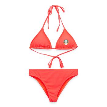 Tibet Terrier Hund Rasse Cartoon Sonnenbrille Strand - Frauen Bikini - Korallenrot - Vorne - AI Model Female 172 dark (172cm)
