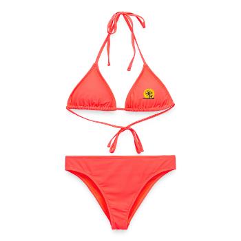 der Tod schaukelt am Lieblingsplatzerl Geschenk - Frauen Bikini - Korallenrot - Vorne - AI Model Female 172 dark (172cm)