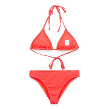 Hab Vertrauen - Frauen Bikini - Korallenrot - Vorne - AI Model Female 172 dark (172cm)