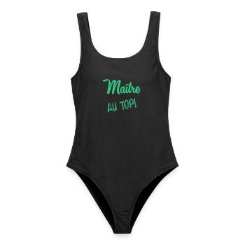 MASTER - Women's Swimsuit - black - Front - AI Model Female 172 light (172cm)