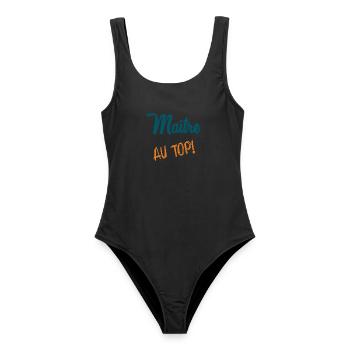 MASTER - Women's Swimsuit - black - Front - AI Model Female 172 light (172cm)