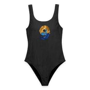 NON. 9 NUMÉRO 9 COOL 9E ANNIVERSAIRE - Maillot de bain femme - noir - Devant - AI Model Female 172 light (172cm)