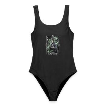 Eternal King of Clubs - Women's Swimsuit - black - Front - AI Model Female 172 light (172cm)