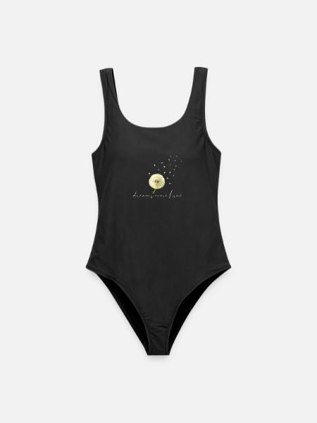 Pusteblume dreams come true - Frauen Badeanzug - Schwarz