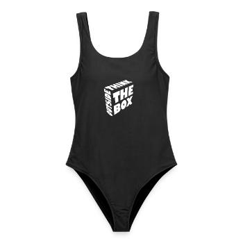 Think outside the box - Women's Swimsuit - black - Front - AI Model Female 172 light (172cm)