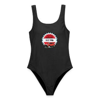 A112 - straight roads - Women's Swimsuit - black - Front - AI Model Female 172 light (172cm)