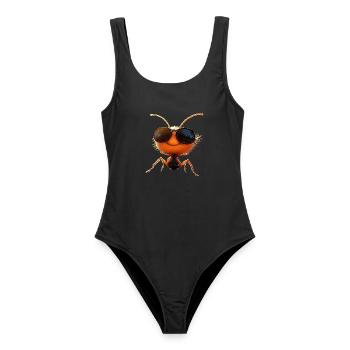 Ant Forest Ant Fire Ant Insect Cute Ants - Women's Swimsuit - black - Front - AI Model Female 172 light (172cm)