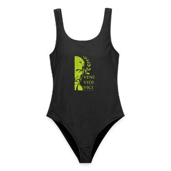 GREEN CAESAR - Women's Swimsuit - black - Front - AI Model Female 172 light (172cm)