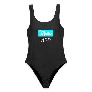 MASTER. MASTER - Women's Swimsuit - black - Front - AI Model Female 172 light (172cm)