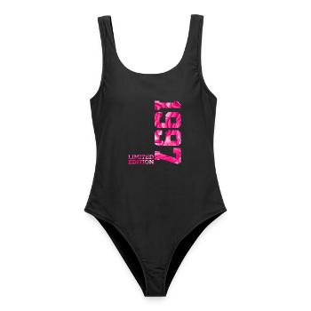 29E ANNIVERSAIRE ÉDITION LIMITÉE ROSE 1997 - Maillot de bain femme - noir - Devant - AI Model Female 172 light (172cm)