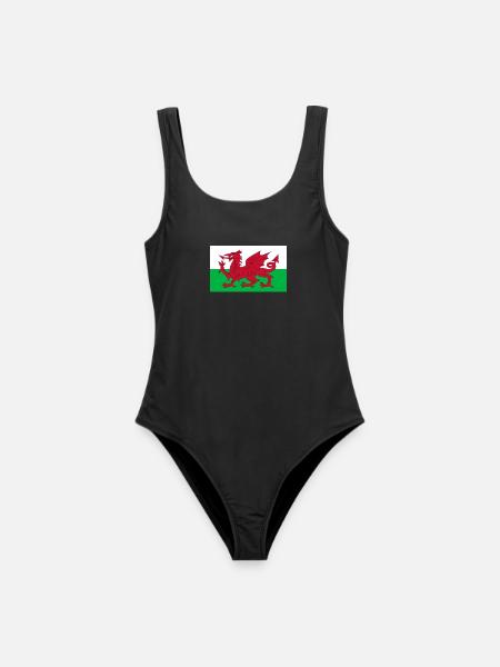 Wales - Frauen Badeanzug - Schwarz