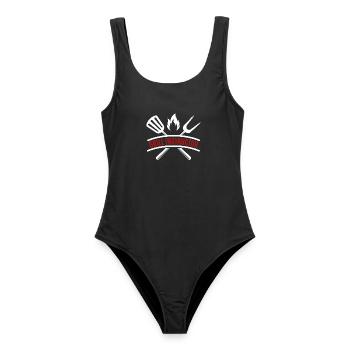 grill instructor - Women's Swimsuit - black - Front - AI Model Female 172 light (172cm)