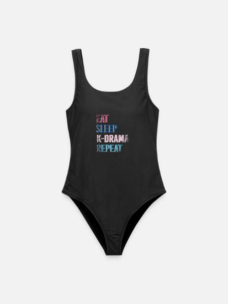 K Drama K-Drama Geschenk - Frauen Badeanzug - Schwarz