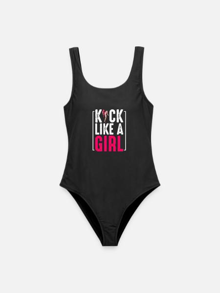 kickboxing - Maillot de bain femme - noir