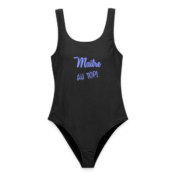 MASTER - Women's Swimsuit - black - Front - AI Model Female 172 light (172cm)