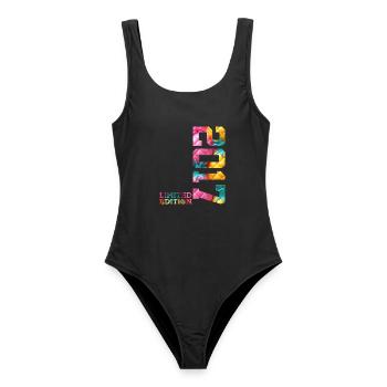 9TH BIRTHDAY LIMITED EDITION 2017 - Women's Swimsuit - black - Front - AI Model Female 172 light (172cm)