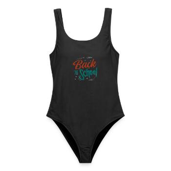 Back to school - Women's Swimsuit - black - Front - AI Model Female 172 light (172cm)