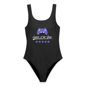 Gamer of the Year Controller Flair - Women's Swimsuit - black - Front - AI Model Female 172 light (172cm)