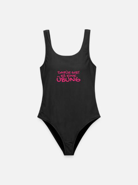 Physiotherapie Physiotherapeut Arbeit Geschenk - Frauen Badeanzug - Schwarz