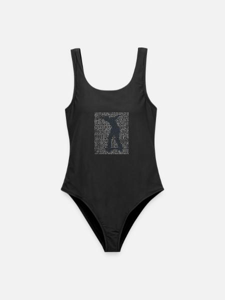 Rasanter Waveboard Straßensurfer - Frauen Badeanzug - Schwarz