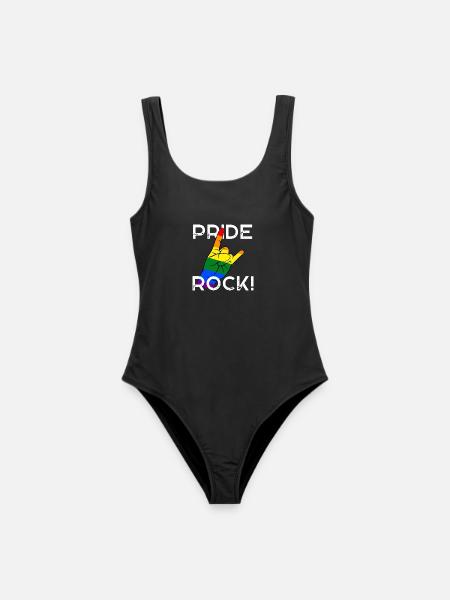 Pride Rock! - Frauen Badeanzug - Schwarz